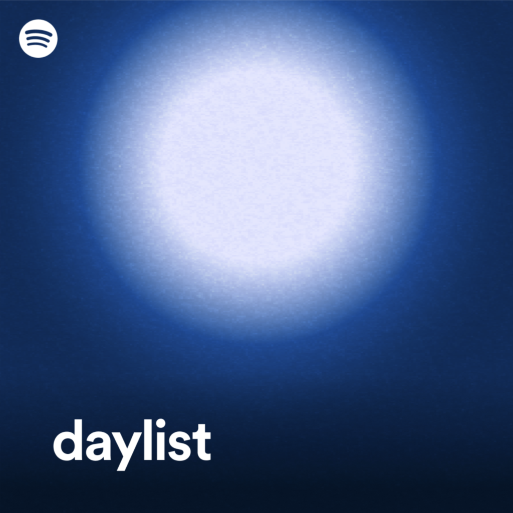 Nighttime 'daylist' cover from Spotify